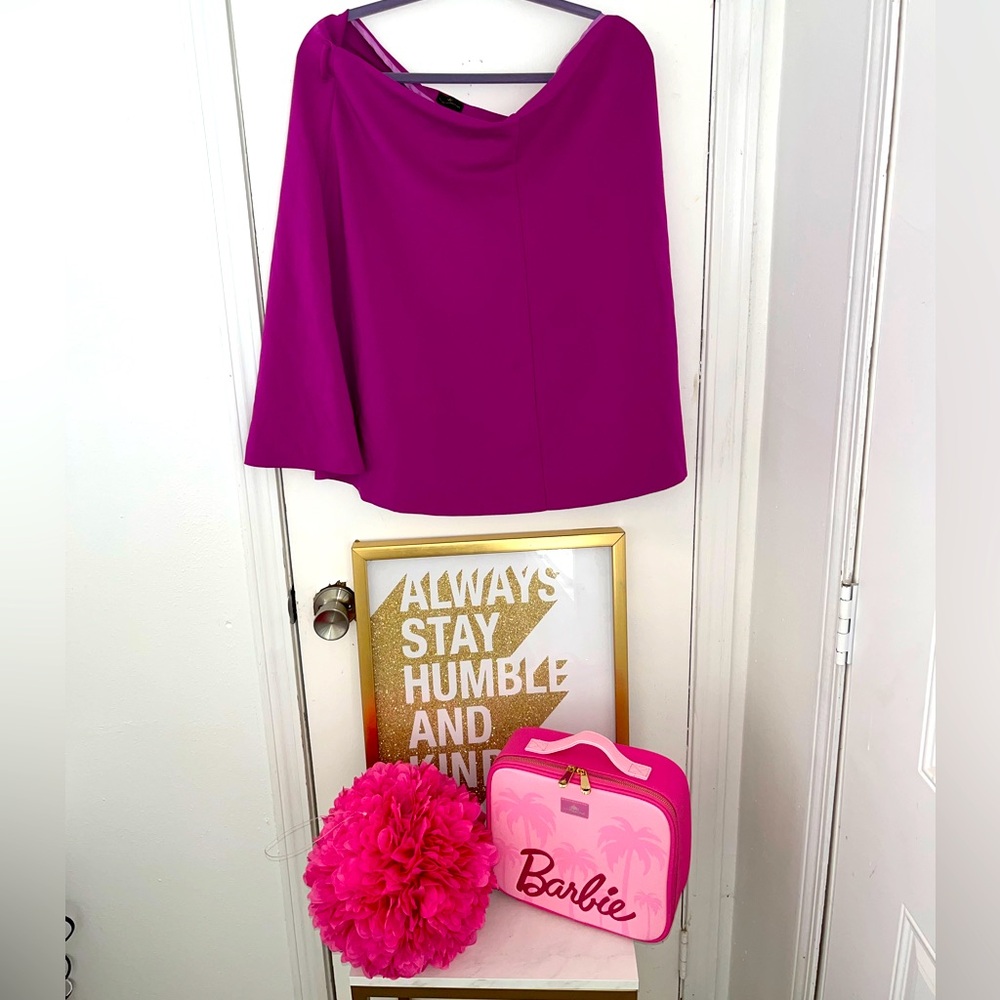Vibrant Orchid Skater Skirt